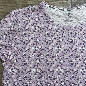 BØrn Floral Short-Sleeve Pajama Pants‎ Set Sz XL Polyester Spandex